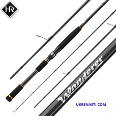 Спиннинг четырёхчастный Hearty Rise Wanderer WD-764ML длина 2,3м тест 5-21гр